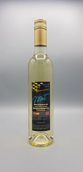 Bild von Honigwein aus feinstem Sonnenblumen Premium 0,5l 12% Alkohol