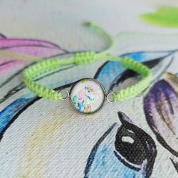 Bild von Einhorn des inneren Kindes - Makramee-Armband - div. Farben