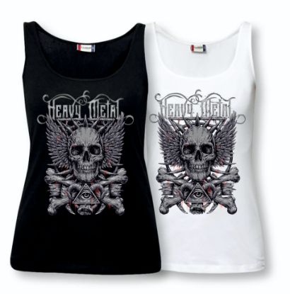 Show details for Tanktop Woman "Heavy Metal" Picture of Tanktop Woman "Heavy Metal"