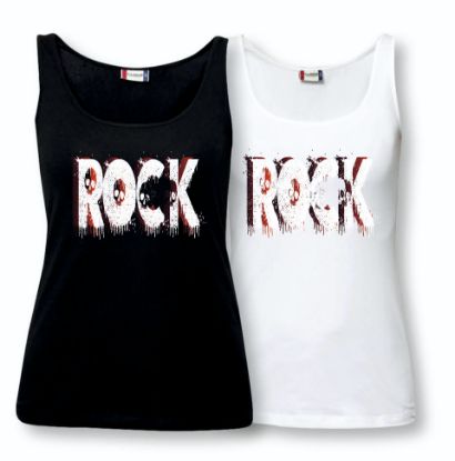 Show details for Tanktop Woman "ROCK" Picture of Tanktop Woman "ROCK"