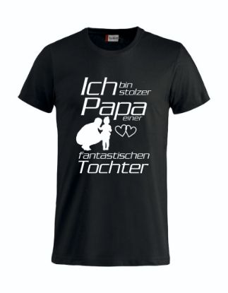 Bild von T-Shirt " Stolzer Papa"