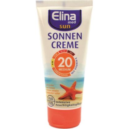 Picture of Elina, Sonnenschutz Creme LSF 20 in Tube, 100 ml  