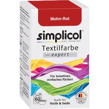 Picture of Simplicol, Textilfarbe Expert  MOHN ROT