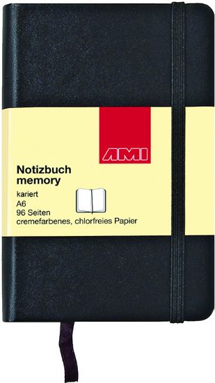 Picture of Notizbuch Memory A6 kariert 96 Seiten