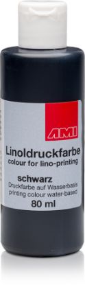 Bild von Linoldruckfarbe 80ml. schwarz