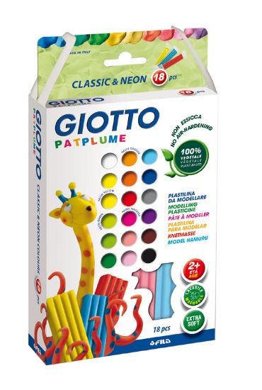 Bild von Giotto Patplume Knetmasse 18x20gr.