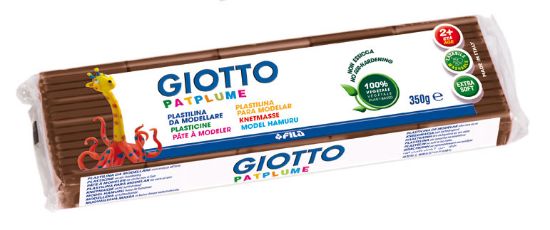 Picture of Giotto Pongo Plastillin 450gr. braun