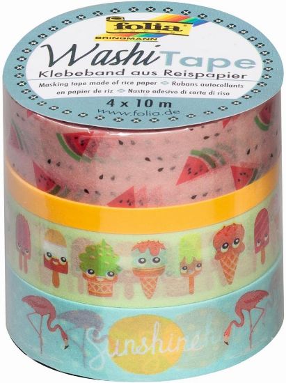 Bild von Washi-Tape 4er-Set Tropical