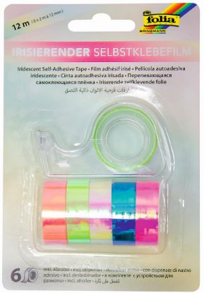 Bild von Irisierender Klebefilm 12mm x 2m