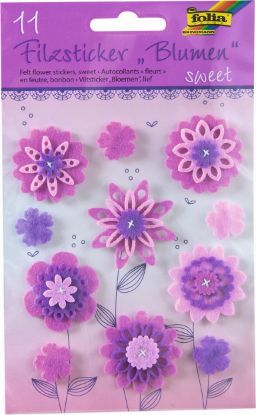 Bild von Filzsticker Blumen sweet