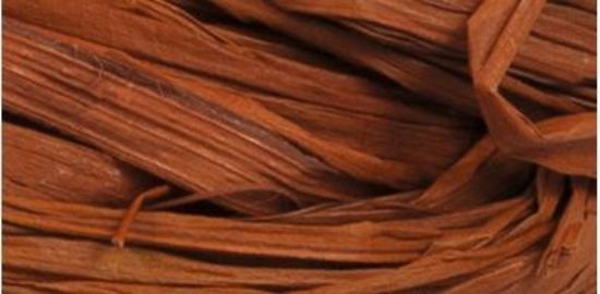 Bild von Raffia-Naturbast 50gr. Bündel - rehbraun