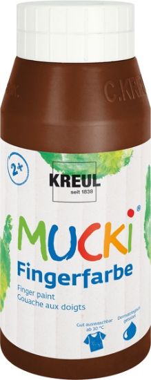 Picture of MUCKI Fingerfarbe Braun 750 ml