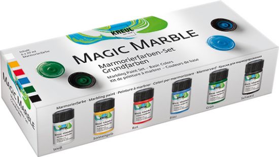 Bild von Magic Marble - Marmorierfarbe Grundfarben 6er Set