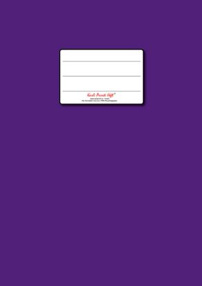 Bild von VSQU großkariert 10x10mm 24 Blatt - violett