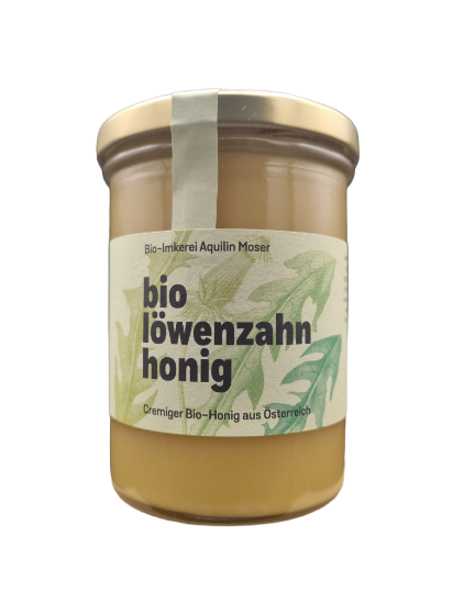 Picture of BIO Löwenzahn Honig 520g - BIO Imkerei Aquilin Moser