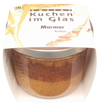 Bild von BIO Kuchen im Glas -Marmorkuchen  - zotter