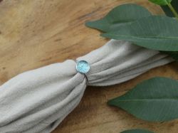 Picture of Ring - Kollektion "Eingefasster Glanz" - blau