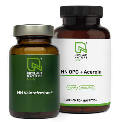 Zeige Details für Venen-Vitalität-Bundle:?NN Veinrefresher® &?NN OPC + Acerola Kapseln Bild von Venen-Vitalität-Bundle:?NN Veinrefresher® &?NN OPC + Acerola Kapseln