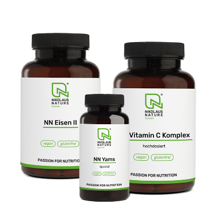Zeige Details für Bundle Frauensache": NN Eisen II, NN Vitamin C Komplex & NN Yams special " Bild von Bundle Frauensache": NN Eisen II, NN Vitamin C Komplex & NN Yams special "