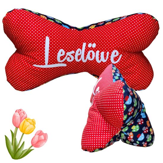 Picture of Leseknochen „Leselöwe“ – Frisch, farbenfroh & funktional