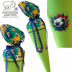 Picture of Personalisierbare Schultüte – Fußball